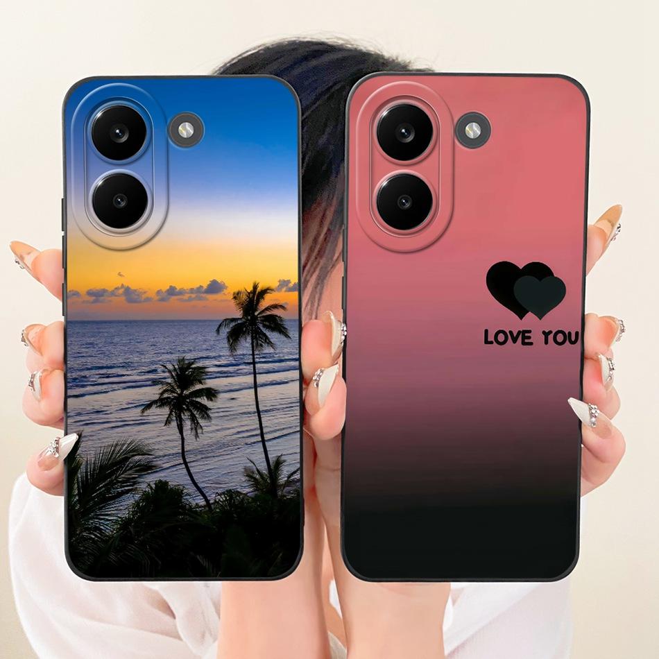 For Xiaomi Poco X8 Pro / X8 Pro Max Fashion Dusk Beach Painting Phone Case For Poco X8Pro X 8 Pro Max 5G Soft Silicone Bumpers