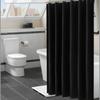 180x180 Cm Curtains New Solid Color PEVA Shower Curtain Waterproof Thickened Bathroom Partition No Holes Privacy Bath Curtain