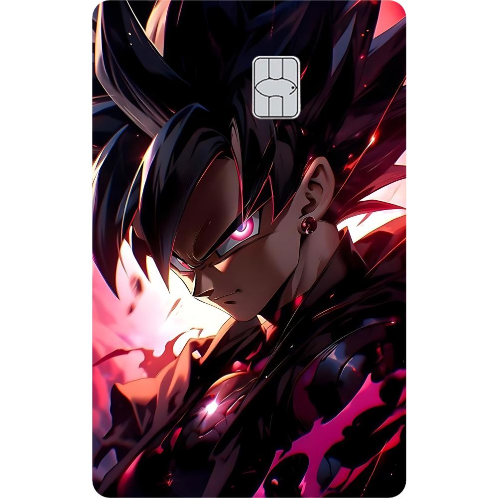 Аниме Наклейка на кредитную карту Стикер Goku Матовые наклейки для VISA JCB Mastercard и других банковских IC-карт Защита Декор ACG
