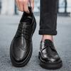 Fashion Handmade Men Coiffeur Shoes Lace-Up Trend Shoes Brand Mens Oxfords Shoes Luxury Leather Men High-quality Tooling Casual Shoes