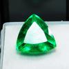 8.13 Ct Loose Gemstone Natural Emerald Green Flawless Trillion Cut