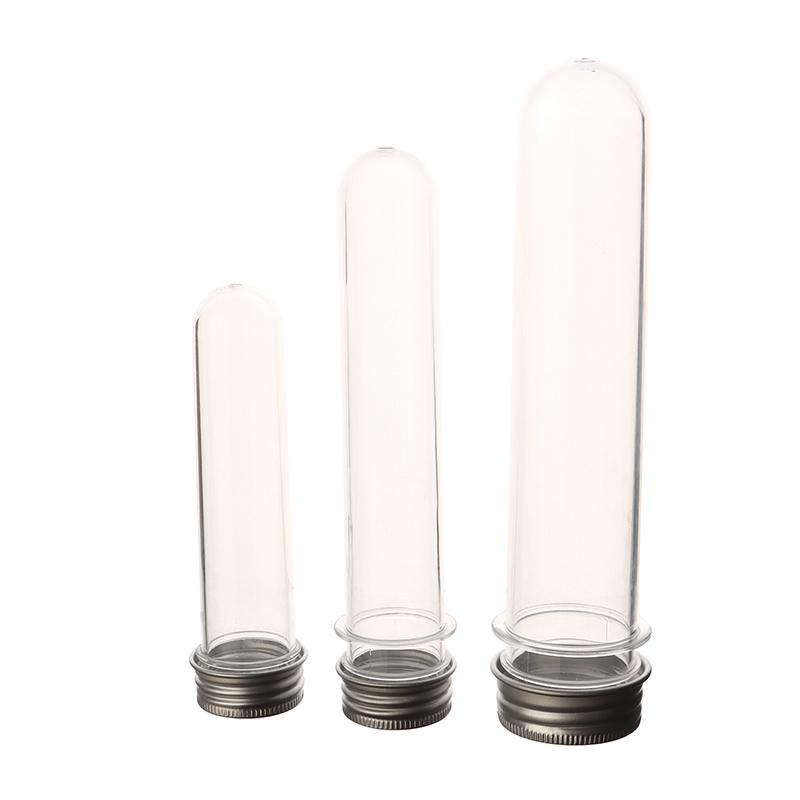 30/40/100 мл ПЭТ пробирка прозрачная цилиндрическая пластиковая многоразовая бутылка для маски, конфет, кабеля для передачи данных, маскировочной бумаги