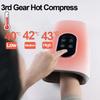 Electric Hand Massager Machine Finger Massager Palm Acupoint Pressing and Kneading Air Compression Hot Compress Improves Hand