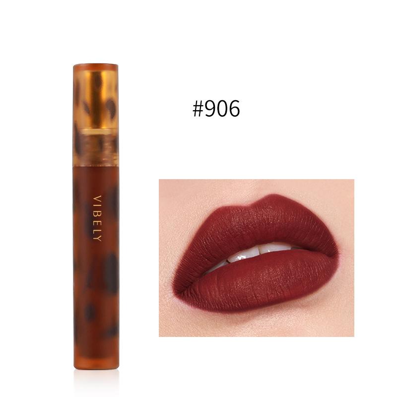 VIBELY Velvet Mist Матовая янтарная глазурь, не выцветает, не прилипает, цвет, грязь для губ