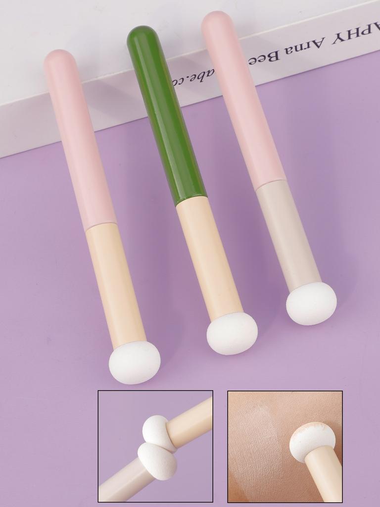 Mushroom Head Bun Concealer Brush Sponge Round Head Eye Socket Eye Bag Tear Trough Detail Brush Fine Soft Matte
