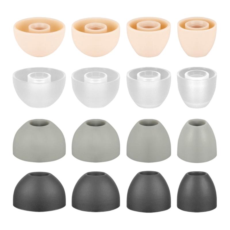 Мягкие силиконовые насадки для наушников-вкладышей, надежные и долговечные, 4 размера, 8 шт.