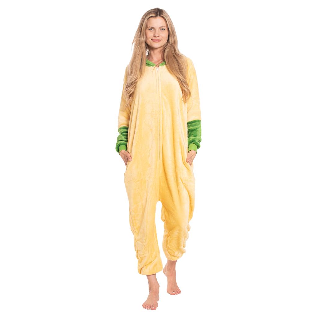 Piżama damska kombinezon kigurumi onesie star wars yoda żółty 145-155 cm s