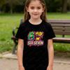 67 Meme Funny Childrens TShirt Six Seven Comic Style Christmas Shirt Creative Design Boys Girls Fashion Xmas Casual Top