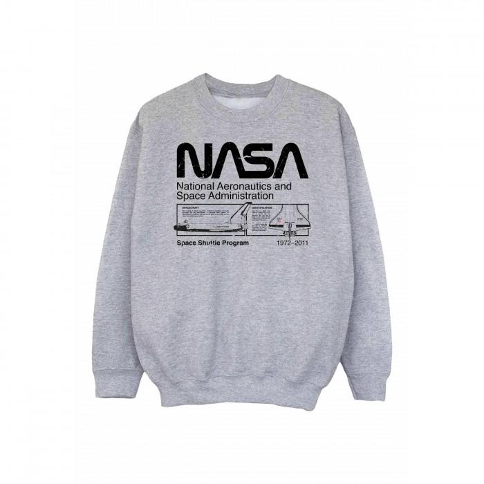 NASA Boys Space Shuttle Sweatshirt
