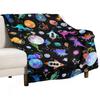 Динозавры-астронавты в открытом космосе Плед-покрывало Квилт диван-кровать Красивые Переездные Одеяла