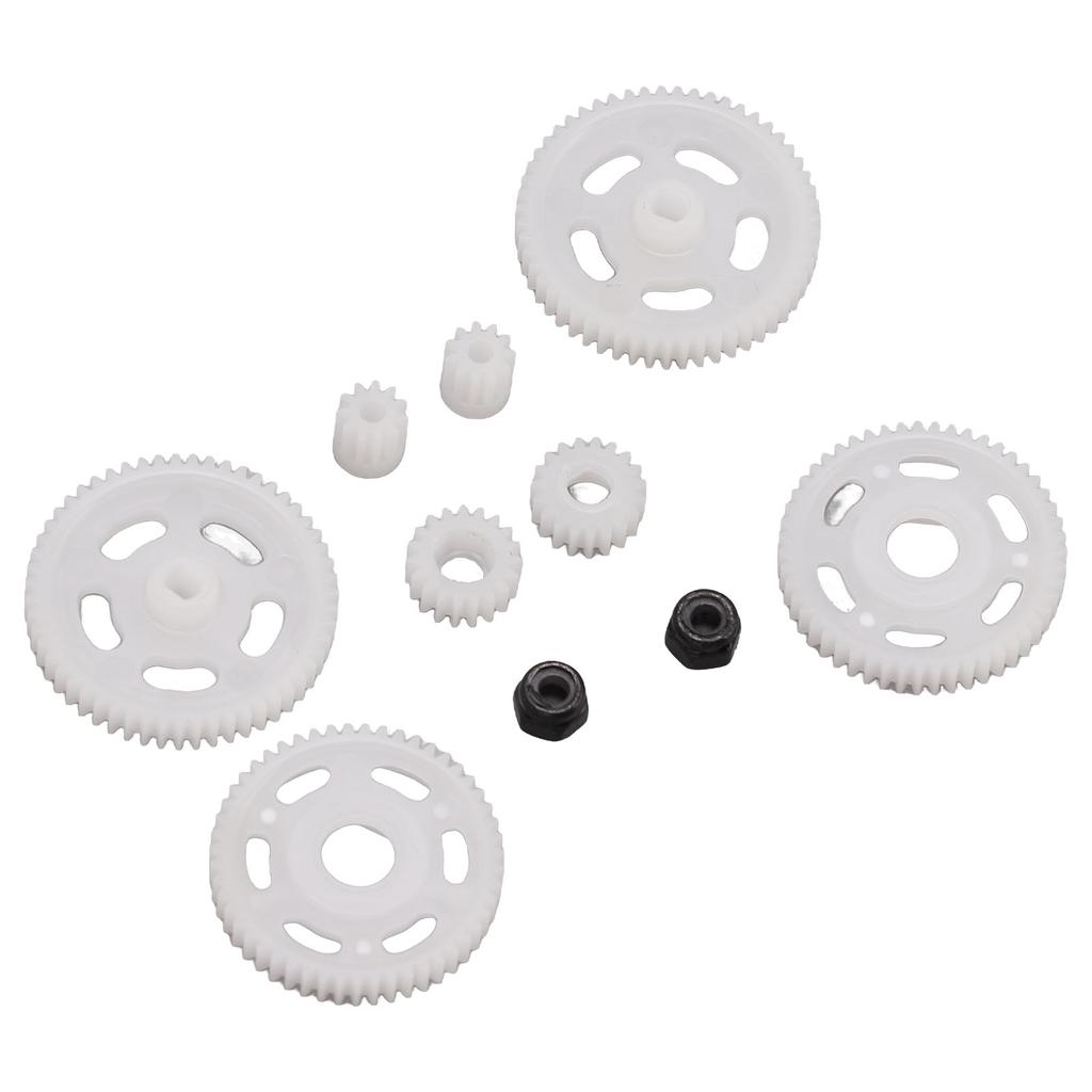 Комплект шестерен для радиоуправляемого двигателя, белый, легкий, для модели автомобиля с дистанционным управлением Axial SCX24 124