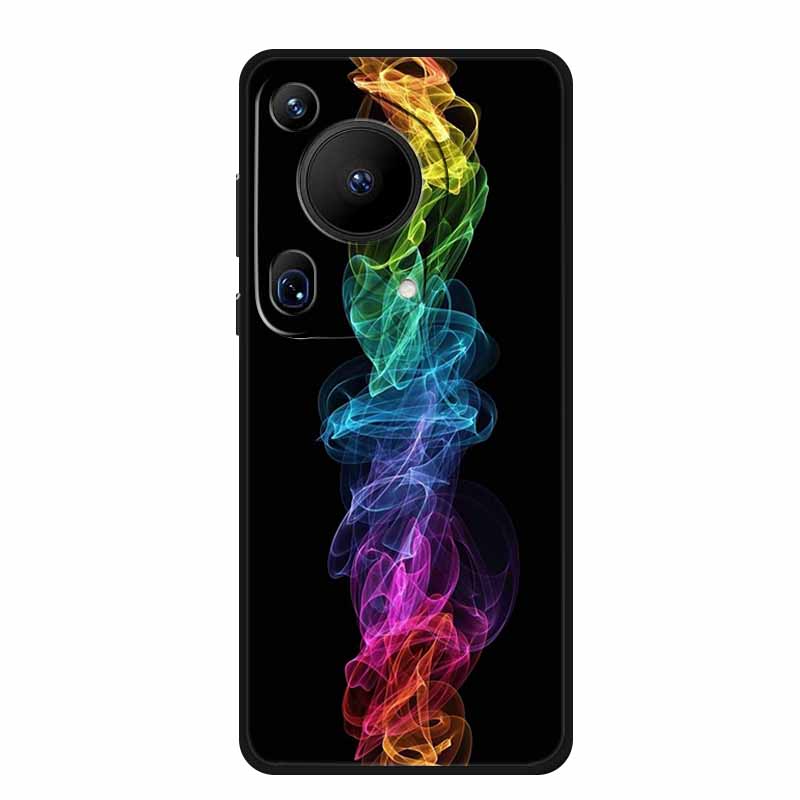 For Huawei Pura 70 Ultra Case 70Ultra Black Silicone Soft Back Cover Case For Huawei Pura 70 Ultra Phone Case Cover Pura70 Ultra
