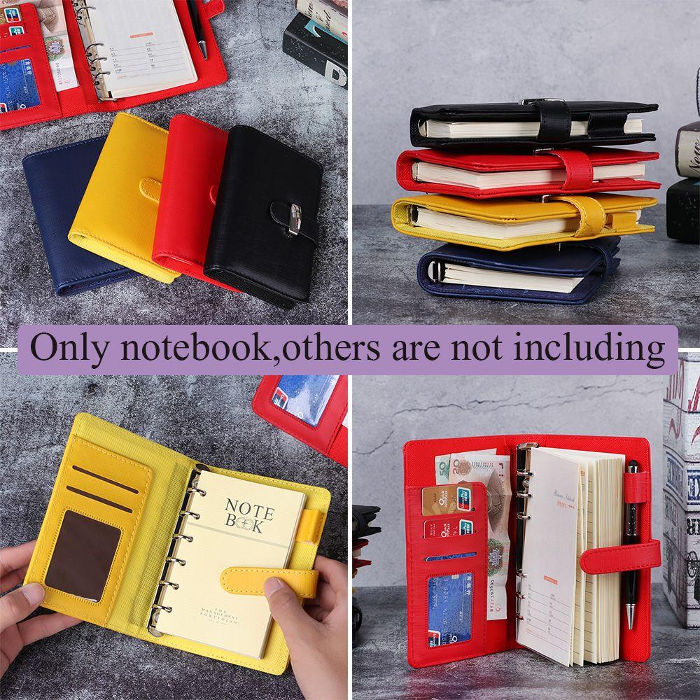 Перезаправляемый Органайзер для карт Кольцевой Блокнот для Свободных Листов Журнал Блокнот Ежедневник Папка для Документов