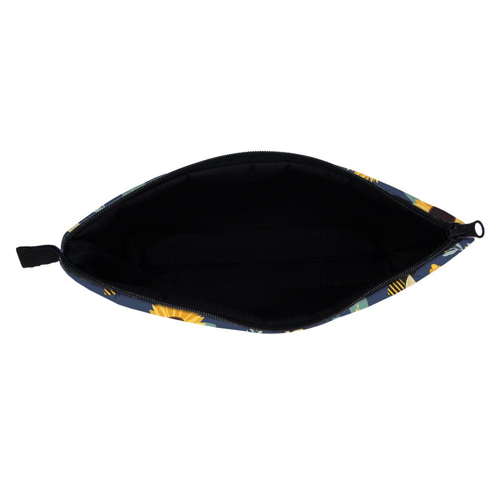 Женская косметичка с цветочным принтом, туалетные принадлежности, органайзер для путешествий, чехол для хранения