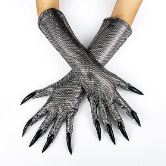 Маска для девочек-кошек со стразами, перчатки в виде кошачьих лап, сексуальные аксессуары для костюмированной вечеринки, перчатки для женщин-кошек для маскарада