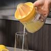 Manual Citrus Juicer with Reamer Heavy-Duty Orange Lemon Squeezer for Fresh Juice Dishwasher Safe Portable Citrus Juicer Tool for Home Kitchen