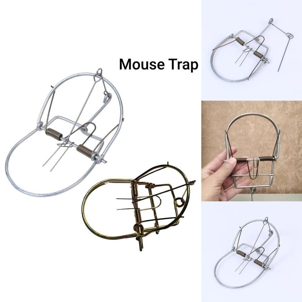 Сверхпрочная уличная крысоловка Эффективная железная мышеловка для домашнего использования