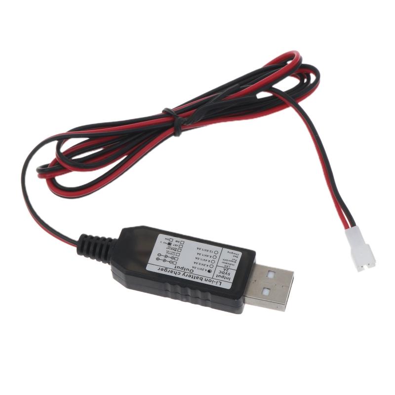 Универсальный USB-кабель-зарядное устройство to PH2.0 2-контактный для 3,7 В для умных перезаряжаемых литиевых батарей, шнур 100 см Porta