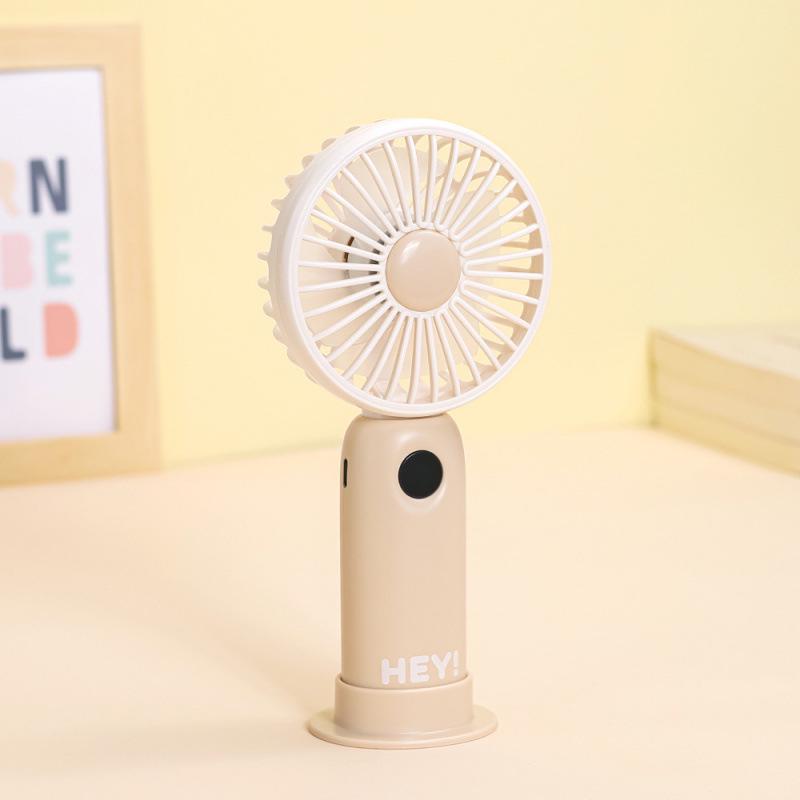 Smart USB Rechargeable Handheld Mini Fan with Digital Display