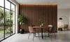 MDF Wall Slats 30x38 mm Walnut 12pcs 240 cm