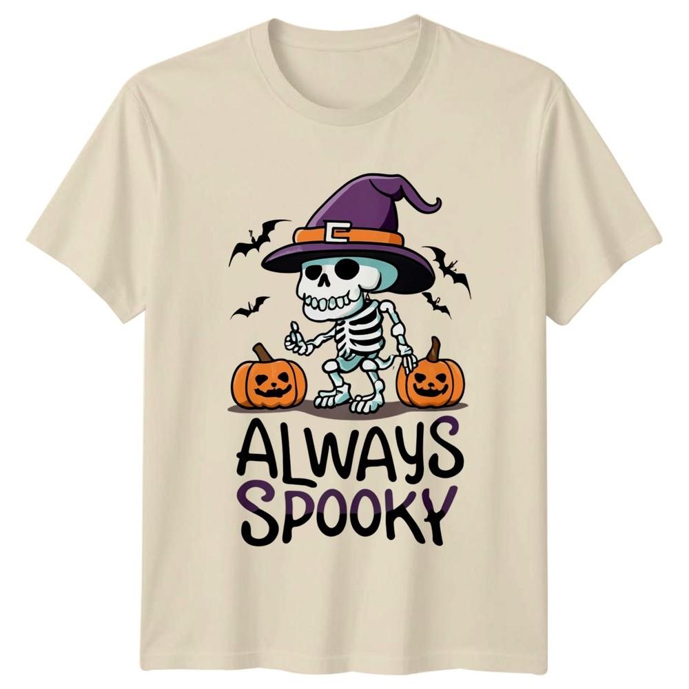 Funny Always Spooky TShirt Skeleton Halloween Gift For Him And Her
