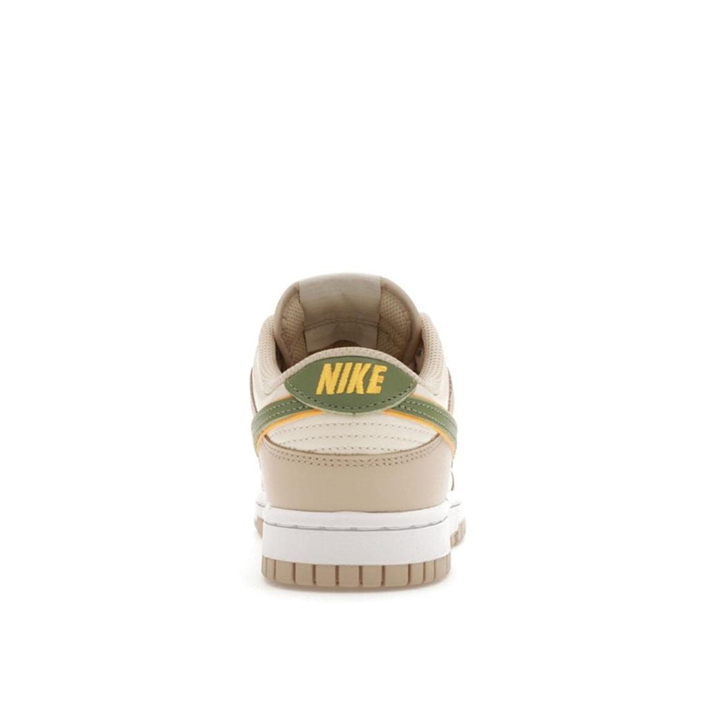 Nike Dunk Low Pale Ivory Oil Green Women Sneakers Cream White Laser-Orange FQ6869-131