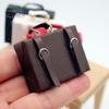 Dollhouse Miniature Suitcase Wood Briefcase DIY Handbag Ornament 1/6 1/12 Scale Dolls Accessories Photo Props Micro Landscape Decor
