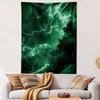 Nature Wall Tapestry Dramatic Green Storm Clouds White Lightning Bolts Electric Thunderstorm Sky Moody Decor for Bedroom Living Room