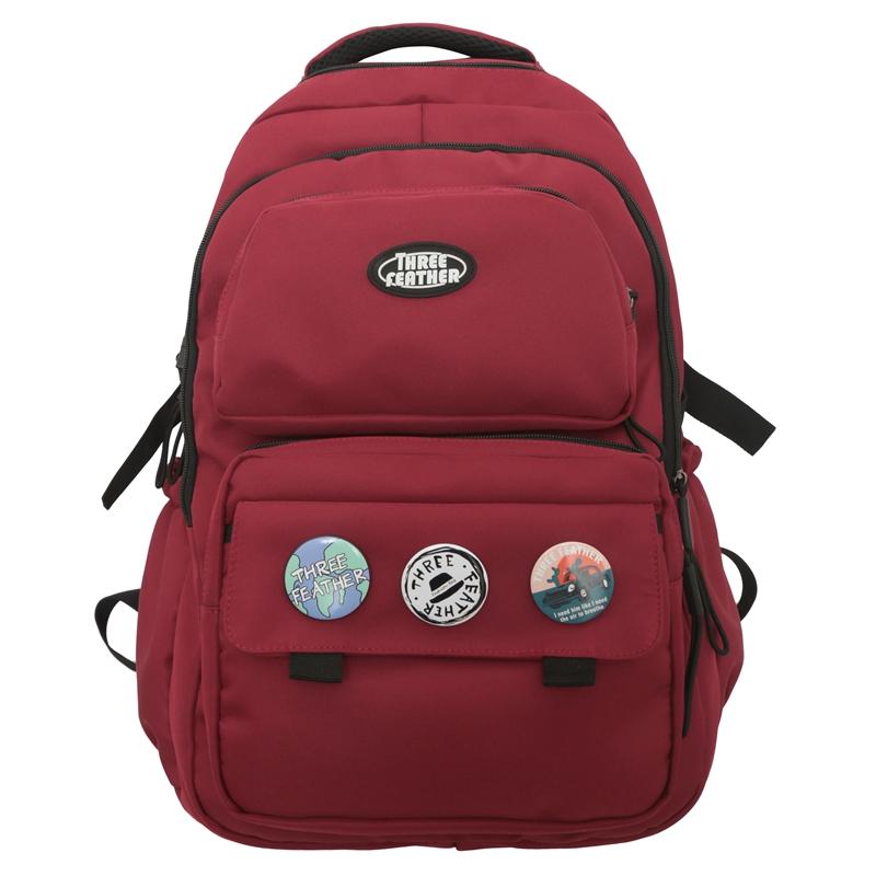 Men's Backpack Student's Lightweight Schoolbag Women's Large Capacity Backpack