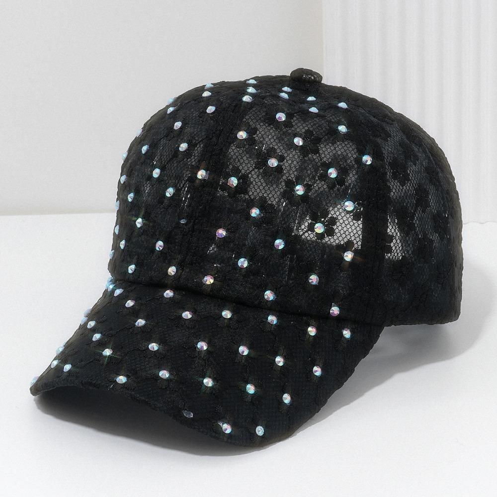 Lightweight Summer Baseball Cap Flower Embroidery Outdoor Sun Hat Female Fashion