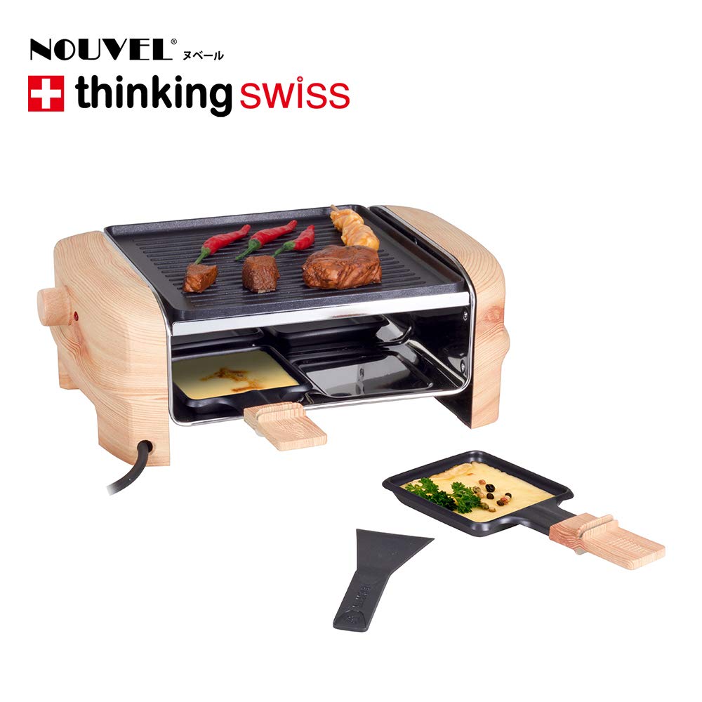 NOUVEL Raclette Grill Wood Elrgance Wood Elrgance