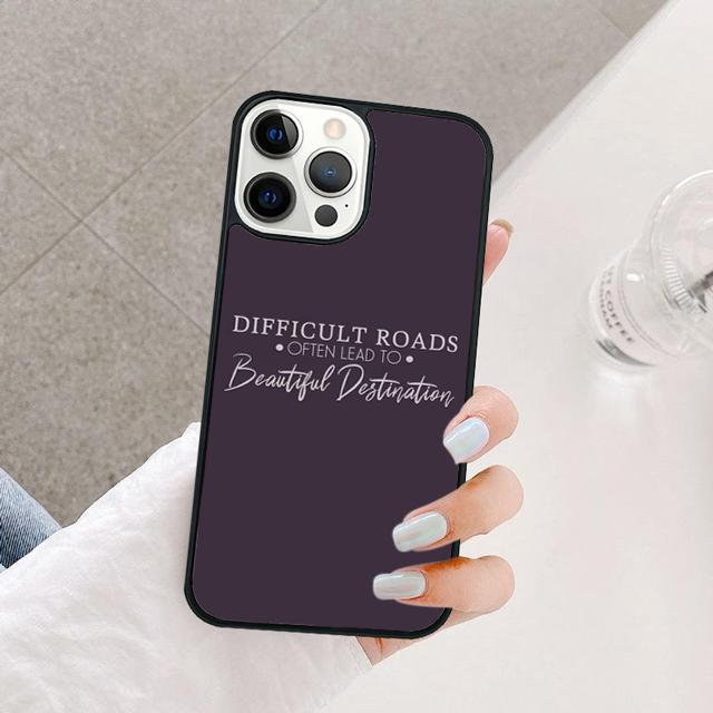 Известная мотивирующая цитата о жизни Чехол для телефона Cover Для iPhone 17 Air 16 15 14 13 12 Pro Max 11 Pro Max Plus Coque