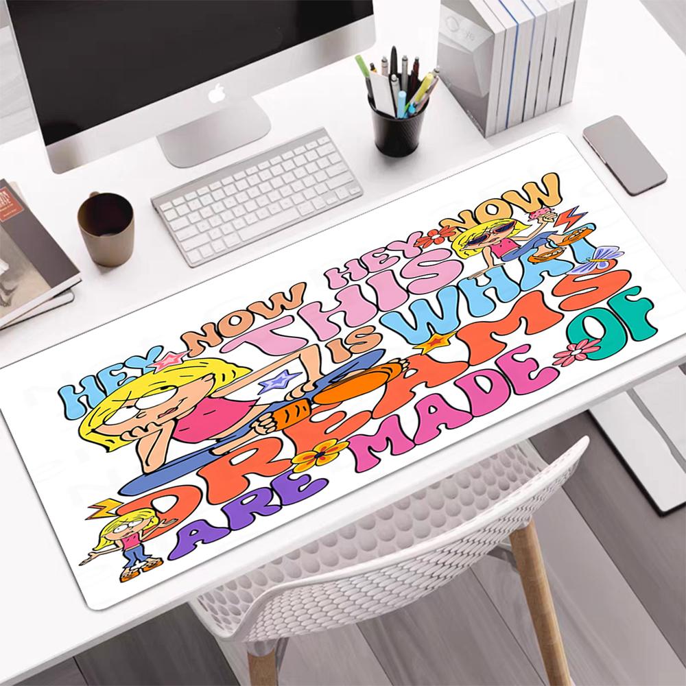 Lizzie McGuire Theme Mouse Pad, Non Slip Rubber Base, Multifunctional Office & Home Decor, Perfect for Workspace Personalization.