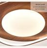 Mid-Century Modern Walnut Ceiling Light - Minimalist Wabi-Sabi Style