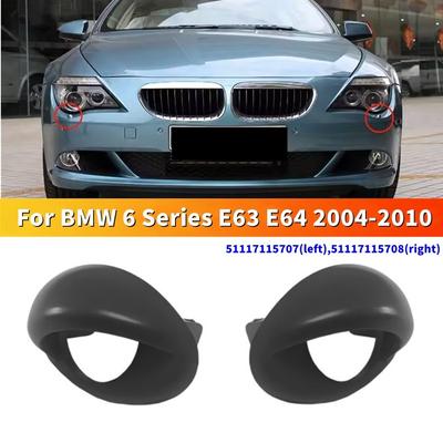 51117115707 51117115708 Для BMW 6 серии E63 E64 2004-2010 2 шт. Левая и Правая Заглушки Омывателей фар Неокрашенные Автоаксессуары