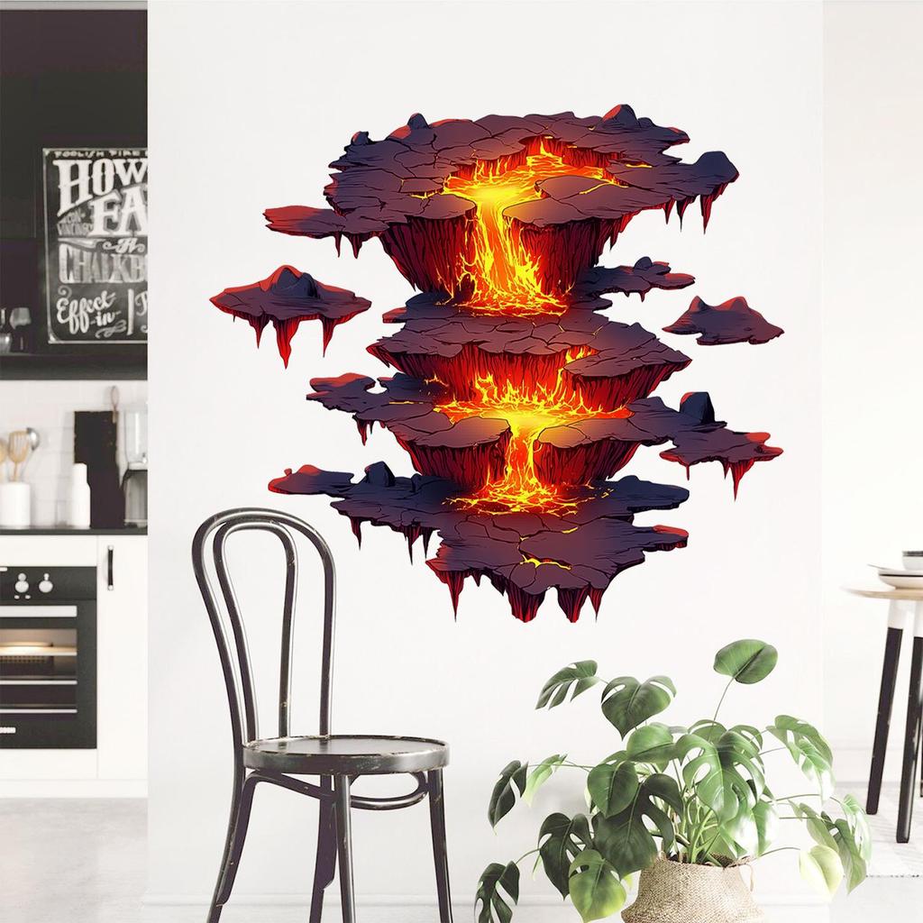 Creative Flowing Lava Wall & Ceiling Mural