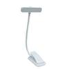 Portable Flexible and Easy To Clip Night Reading USB Charging 3-color Warm and Cool White Fluorescent Book Light, Practical