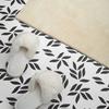 Set of PVC tiles with a leafy pattern for the kitchen or bathroom, 20x20x20 cm