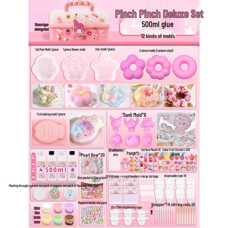 Сделанная вручную силиконовая игрушка-мялка для детей - подарок для снятия стресса своими руками для мальчиков и девочек