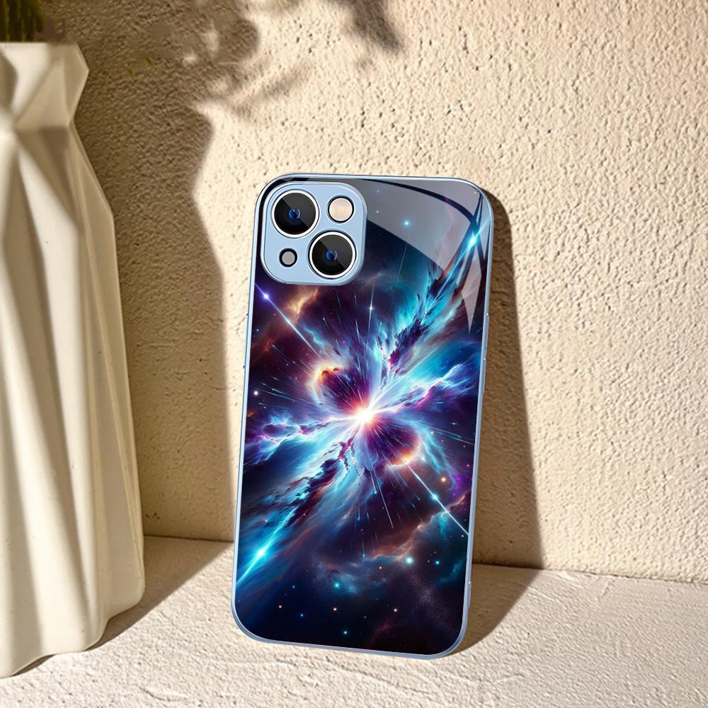 Чехол для телефона 'Космическая Вселенная Галактика' для iPhone 14 13 12 Mini 11 Pro XS Max X XR 14 Plus Защитное стекло