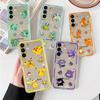 Pokemon Pikachu Cartoon Clear Case For Samsung Galaxy S22 S20 FE S21 S10 S9 Plus Note 20 Ultra 10 Lite Transparent Phone Shell