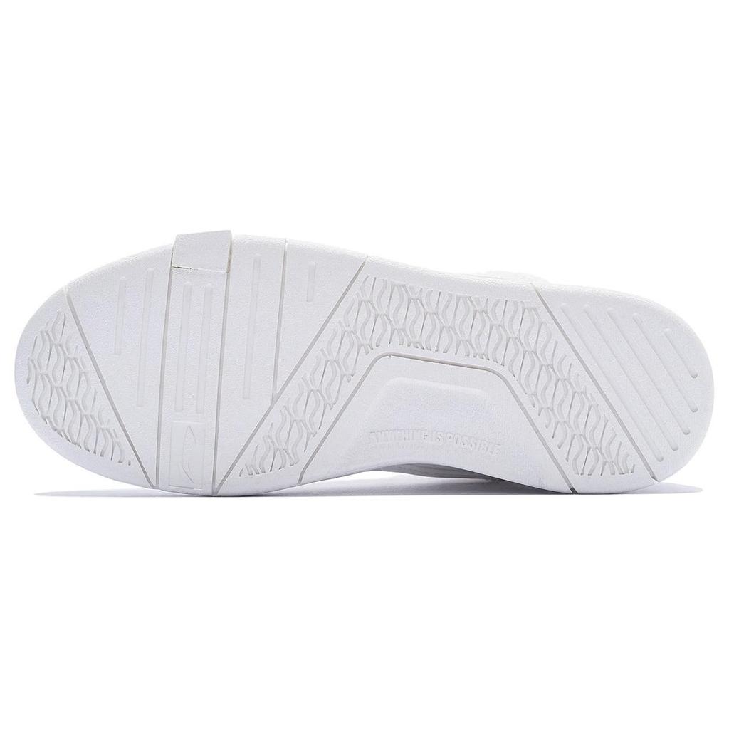 Li Ning We Wo Mid Wear Resistant Non Slip Warm High Top Skate Shoes Women Skate Shoes White AGCS324-1