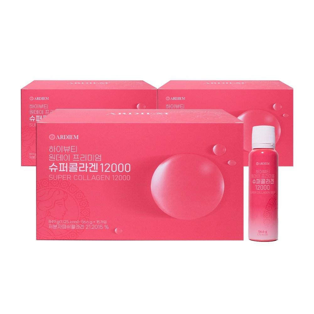 Ardiem High Beauty Однодневный Премиум Супер Коллаген 12000 56,6 г 15 шт. 3 упаковки (15 использований) Ингредиенты: может быть изменено | 56,6 г 3 коробки