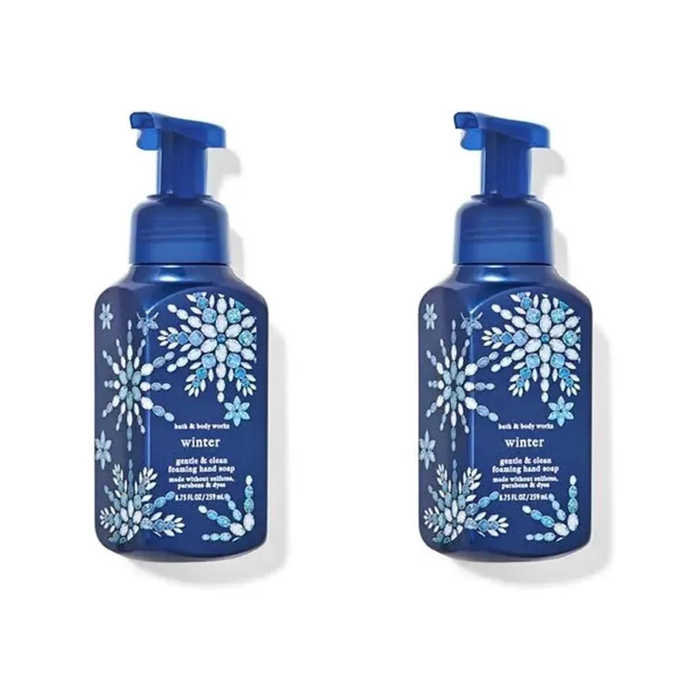 BBW Bath & Body Works 259 мл 2 шт. ЗИМА Нежное и очищающее пенящееся мыло для рук 259 мл