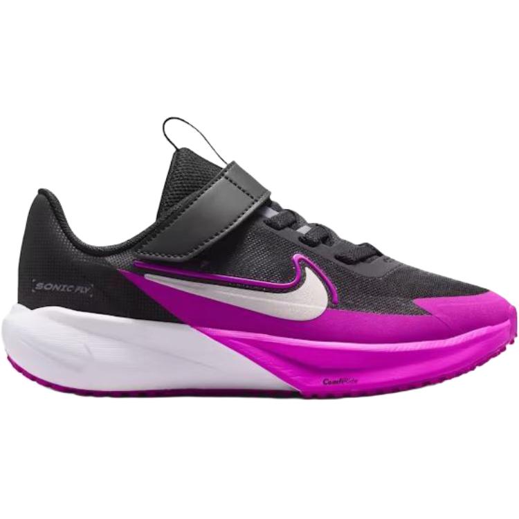 Nike SONIC FLY Low top Kids' Running Shoes Black Purple Children Aged 3 7 Years Old FZ0016-004