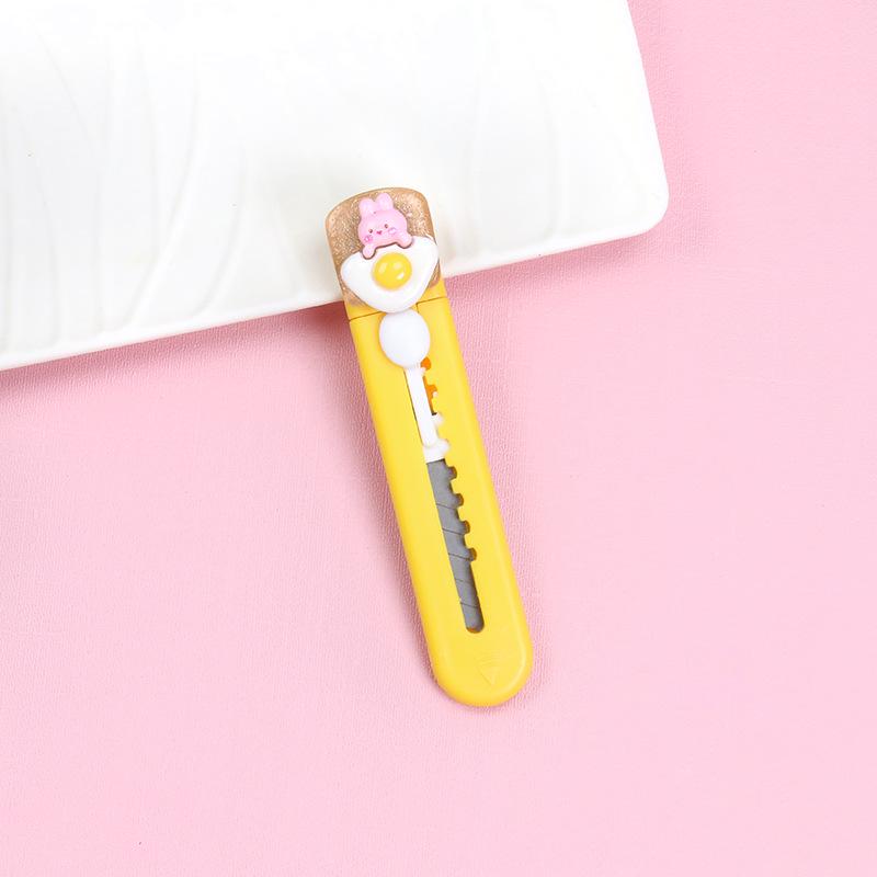 Милый мультяшный мини-нож для студентов — портативный, небольшого размера для распаковки, резки бумаги и многого другого