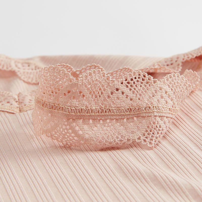 Летний кружевной жилет из ребристого модала, женский внутренний топ-майка без рукавов, высокая эластичность, большой размер для верхней одежды