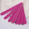 20/100Pcs 100/180 Grit Wooden Nail Files Compact Portable Multipurpose DIY Disposable Nail Files Manicure Tool Set