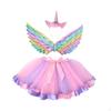 Girls Fairy Costumes Angel Wing Costume Hair Band Outfit for