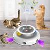 3-in-1 Electric Cat Toys Self Hi Teaser Cat Stick Automatic Cat Teaser Cat Carousel Teaser Cat Toys Cat Toys Interactive